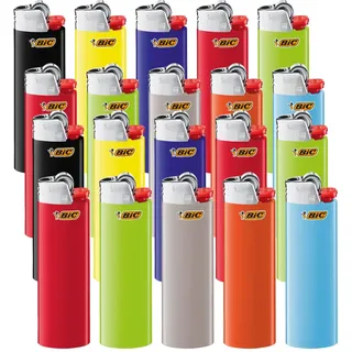25 BIC Maxi J26 Feuerzeuge mit Kindersicherung farbig sortiert