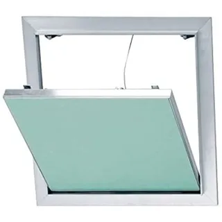 Revisionsklappe aus Aluminium, Gipskarton, Grün, 200 x 200 mm, personalisierbar, T119625