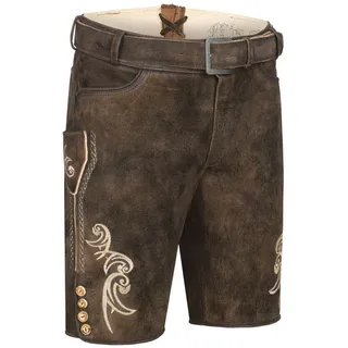 Nübler Trachtenlederhose »Lederhosen kurz Latz Hudson«