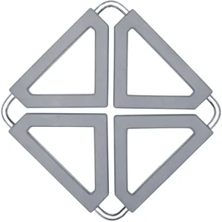 LURCH Untersetzer grau 12,5 x 12,5 cm