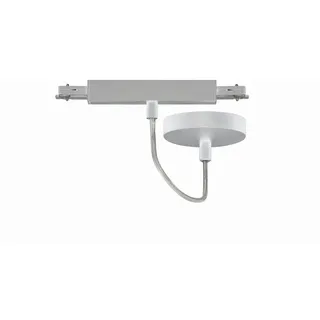 Fischer & Honsel Schienensystem-Einspeiser , Nickelfarben , Metall , 13x10x10 cm , Lampen & Leuchten, Innenbeleuchtung, Schienensysteme