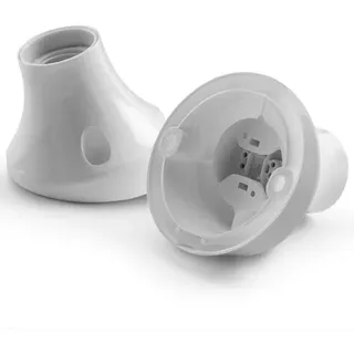 Teknisk Belysnings Industri E27 spot light with inclined white base