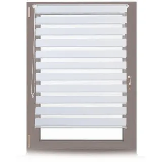 Relaxdays Doppelrollo Klemmfix (110 x 6.5 x 156 cm)