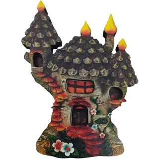 SETOFI Feentür Wichteltür, Holz-Feentüren, Elfen-Türen, Miniatur-Holztüren für Garten, Hof, Bäume, Verzierungen (G)
