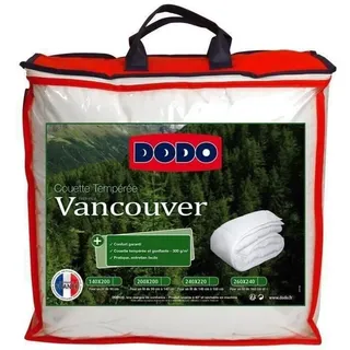 DODO Vancouver Gehärtete Bettdecke - 200 x 200 cm - Weiß - Weiß