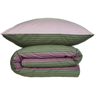 SCHIESSER Bettwäscheset Vendi - Renforcé - 2-teilig - 135 x 200 cm - Grün