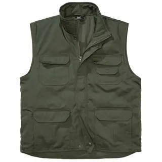 Brandit Textil Safari Weste Grün XL