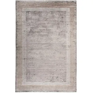 OBSESSION »My Eden of Obsession 205« rechteckig 10 mm Höhe mit Bordüre, besonders hohe Knotendichte, Material: 85% Viskose, grau,