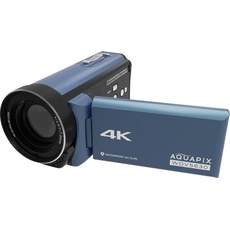 Easypix Aquapix WDV5630 GreyBlue (13 Mpx, 60p), Videokamera, Blau, Schwarz