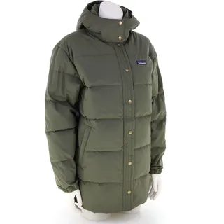 Patagonia Cotton Down Parka Jacke Damen Winterjacke grün L