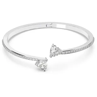 Swarovski Mesmera Soul Armreif Herz Weiss Rhodiniert