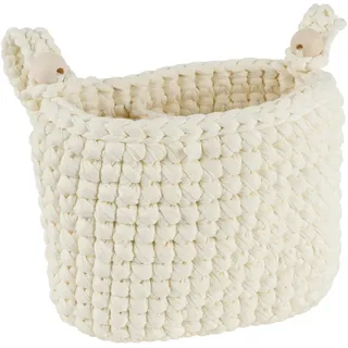 Jimmylee Aufbewahrungskörbchen , Beige , Textil , 0.5 l , rechteckig , 10x15x22 cm , zum Einhängen , Schlafen, Babytextil-Kollektionen