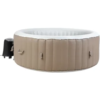 BeneoSpa NEU Tragbarer aufblasbarer Whirlpool für 4 Personen, Spa, Braun-weiß - Braun