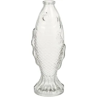 CLISPEED Fisch Förmige Glasflasche Dekorative Fischflasche Fischglasflasche Fischdesign Blumenvase Aus Glas Knospenvase Aus Klarem Glas Dekanter. Fischgeformte Flaschen Obst