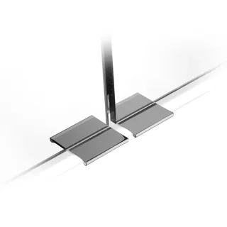 Schneider Griff zum Aufkleben auf die Spiegelfläche 139,004,01,54 Silber