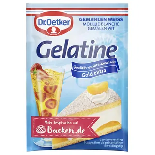 Dr. Oetker Gelatine gemahlen weiß, 3er & 27,6g