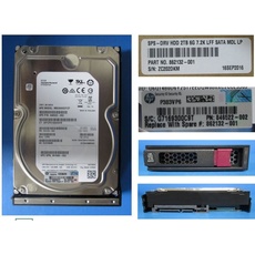 Bild HPE 2TB SATA Hard Drive 6Gb/s (2 TB), Festplatte