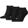 Sneaker Socken 3 Paare Schwarz 43-46