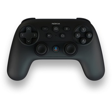 Nokia Bluetooth Game Controller mit Sprachsteuerung - Gamepad mit Google Assistant, Joystick, Fernbedienung für Android TVs und Streaming Geräte. Echtzeit Vibrationsfeedback, USB-C Ladeanschluss