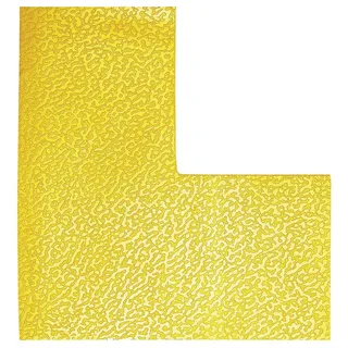 Durable 170204 Stellplatzmarkierung Form -L- Signal-Gelb 10 St. (L x B x H) 100 x 100 x 0.7mm