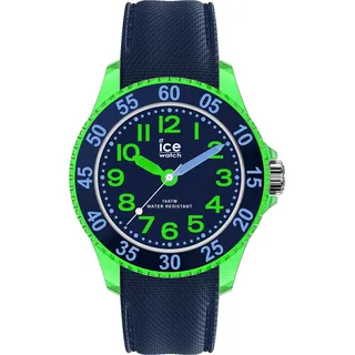 ICE-Watch ICE cartoon 3H 33 mm Kunststoffgehäuse Dunkelblau Silikonarmband Blau