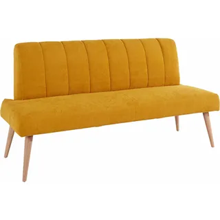 exxpo - sofa fashion »Costa, moderne Rückensteppung, bequem und elegant, hoher Holzfuß« hochwertige Detailverarbeitung, Frei im Raum stellbar,