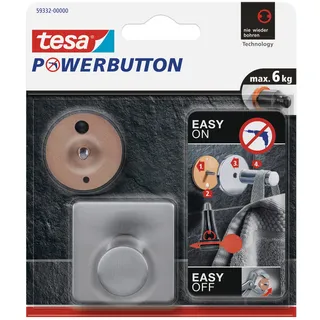 Tesa Powerbutton Haken Classic Eckig