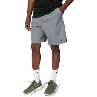 Nike DV9328-084 M NK DF Totality Knit 9 IN UL Shorts Herren RAUCHGRAU/SCHWARZ/RAUCHGRAU/SCHWARZ Größe 2XL