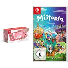 Nintendo Switch Lite, Standard, Koralle + Miitopia