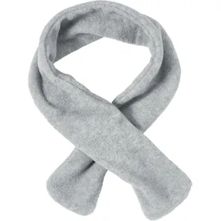 Playshoes Unisex Kinder Fleece-Steckschal Winter-Schal, grau/melange, one size