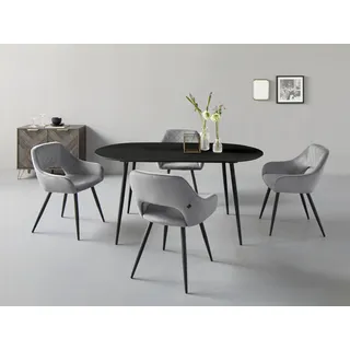 OTTO home Eadwine 160 x 76 x 90 cm schwarz