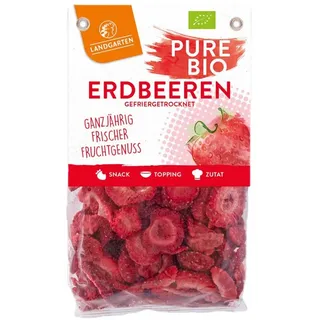 Landgarten Erdbeeren gefriergetrocknet bio