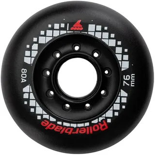 Rollerblade 76/80a Apex Schlittschuhrollen 4 Einheiten - Black - One Size