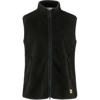 Fjällräven Vardag Pile Fleece Vest W Damen Fleeceweste ärmellos schwarz schwarz