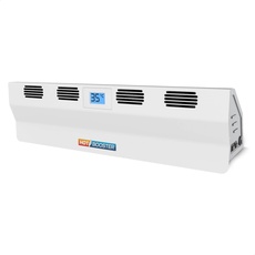 LTC - HOT-BOOSTER - Batteriebetriebener Wärmediffusor für Heizkörper - Effizient und sparsam - Die Lösung, die die warme Luft von Heizkörpern horizontal umleitet - Weiß