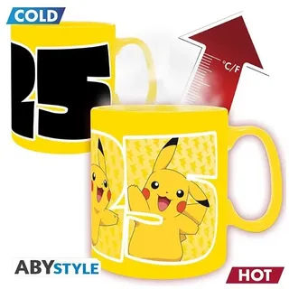 ABYstyle - POKEMON Heat Change Mug Pikachu 25 King size - Becher