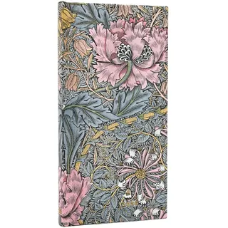 Paperblanks 12-Monatskalender. 2026 Heckenkirsche Schlank Horizontal