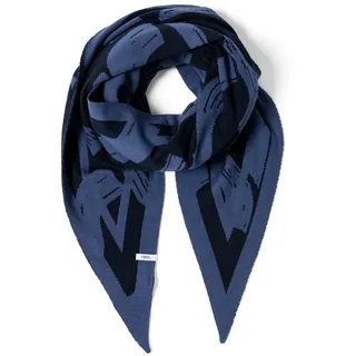CECIL Gemustertes Dreieckstuch universal blue A
