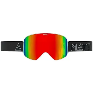 Matt Scale Skibrille - Red - One Size