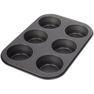 Dr. Oetker Muffinform 6-er Mini Ø 7 cm, Cupcake Form für saftige Muffins, Muffinblech mit Antihaftbeschichtung, Menge: 1 Stück