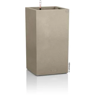 LECHUZA Canto Stone high 40 40 x 40 x 76 cm Sandbeige