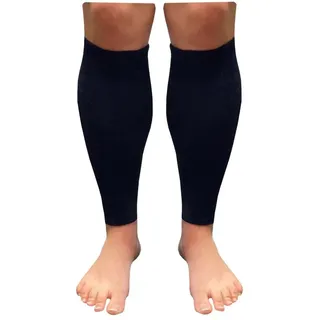 wobera Angora Wadenwärmer 45% 1 P schwarz Unisex