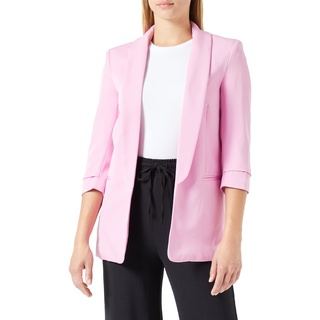 ONLY Damen ONLDUBBY 3/4 Blazer TLR Longblazer, Fuchsia Pink, 42