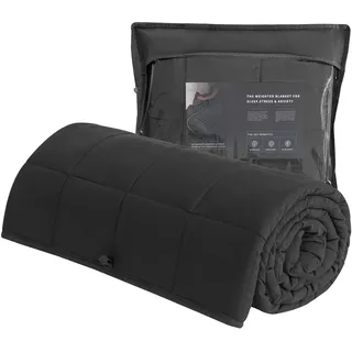 Good Nite Gewichtsdecke nur für Erwachsene 4kg (125x150cm) - Schwere Decke zum Schlafen & Entspannungsdecke - Anti Stress Therapiedecke - Schlaf Weighted Blanket - Graue