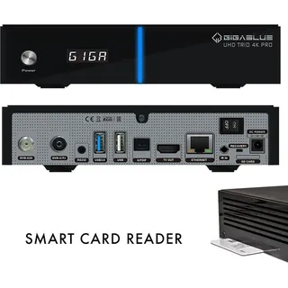 GiGaBlue GBL UHD-GB/007 - Receiver SAT 1x DVB-S2x DVB-C/T2 Tuner, 4K+ - DVB-C - schwarz