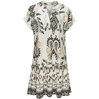 Buffalo Blusenkleid Sand-Khaki bedruckt 38