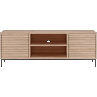 Mid.you Lowboard , Naturfarben , Metall , 1 Fächer , 140x50x40 cm , stehend , Wohnzimmer, TV Möbel, Lowboards, Lowboards stehend