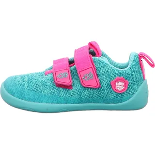 Affenzahn Barfußschuh Knit Happy Eule Gr. 21 - Türkis