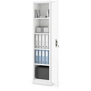 Jan Nowak Aktenschrank 185 cm x 45 cm x 40 cm Weiß