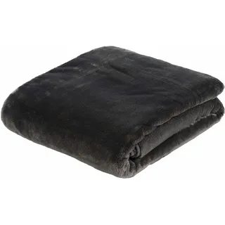 Gözze Premium Cashmere-Feeling Kuscheldecke 220 x 240 cm Grau